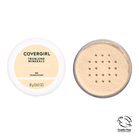 COVERGIRL close-up of ultra-fine powder texture for smooth finish