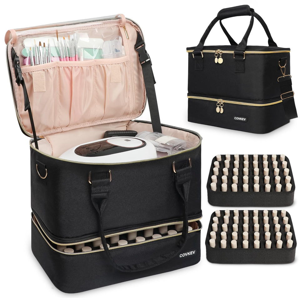 Covkev front packaging and carry handle showing clean professional storage