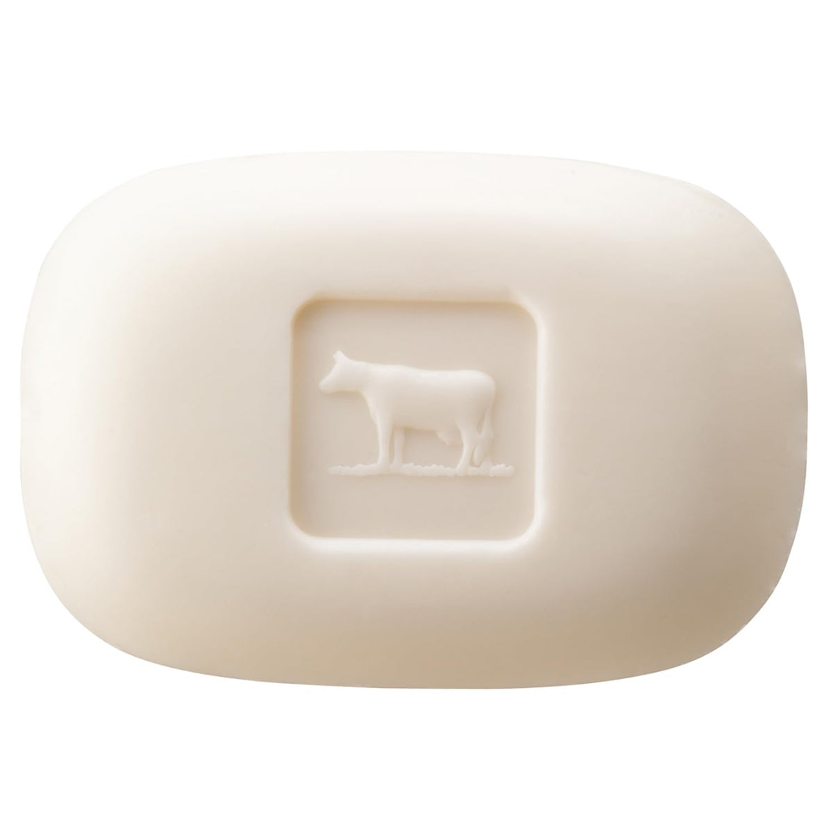 Cow Brand lather demo on hand illustrating rich foam and easy rinsing benefit