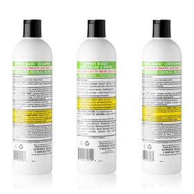 Cowboy Magic shampoo pouring to show texture and easy lathering benefit