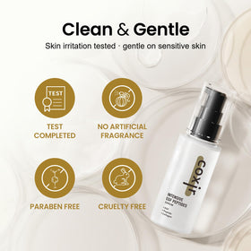 coxir before after sample photo showing improved skin texture and tone