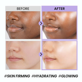 coxir cream applied on hand demonstrating fast absorption and glow