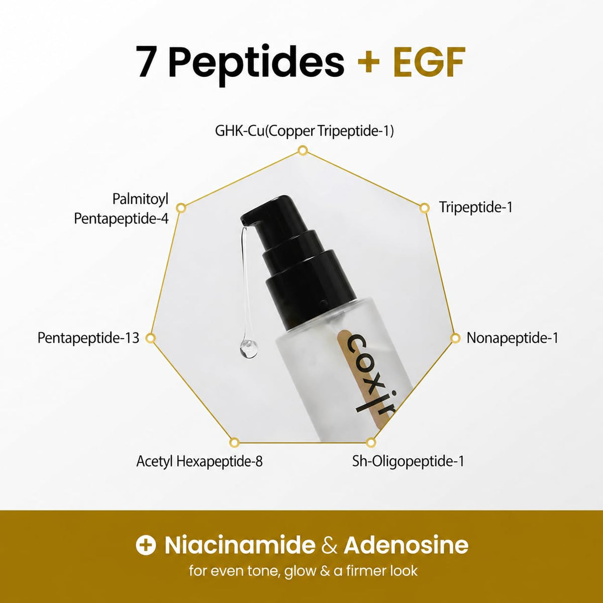 coxir dropper dispensing serum highlighting precise application and control