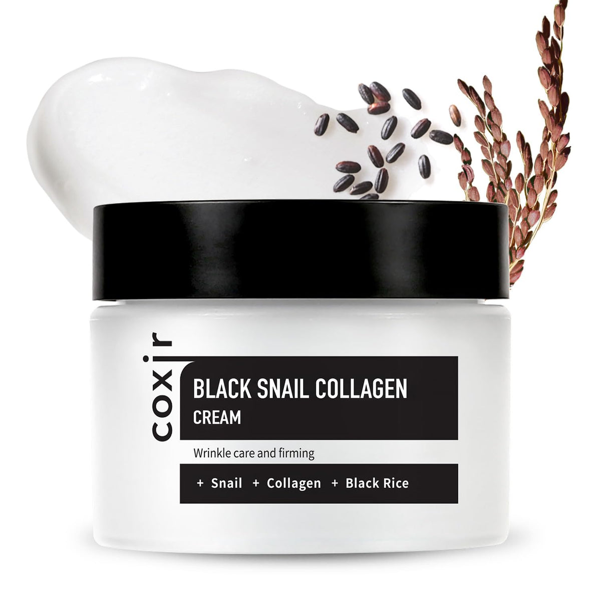 coxir front jar showing clean packaging and daily moisturizer benefit