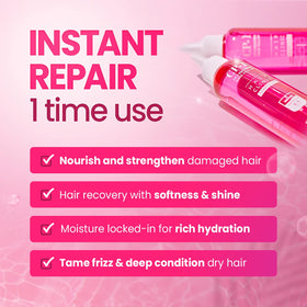 CP-1 being applied to wet hair demonstrating quick three-second massage benefit