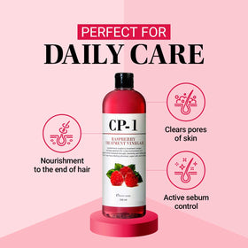 CP-1 bottle in hand to show 500ml scale and convenient size for home use