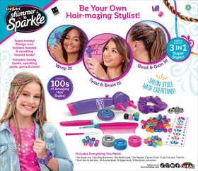 Cra-Z-Art super styler tool close-up demonstrating easy braid guidance