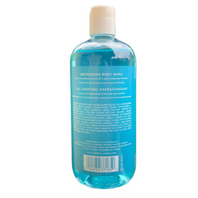 Crabtree & Evelyn bottle beside a ruler showing 500ml size and value
