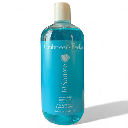 Crabtree & Evelyn bottle front packaging showing label and scent benefits