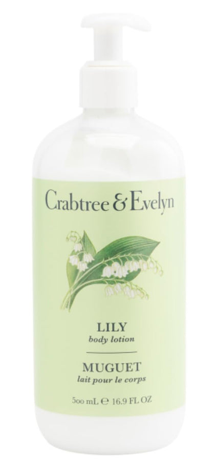 Crabtree & Evelyn front bottle shot showing label and 16.9 oz size for shelf appeal