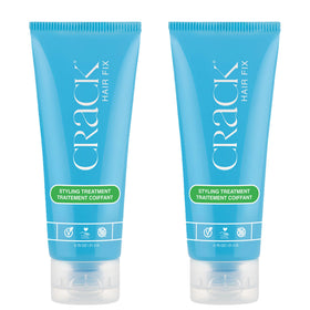 Crack front packaging showing two travel-size tubes and product benefits