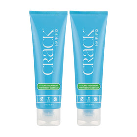 Crack front packaging showing product tube and benefit of sleek styling