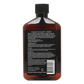 Crazytan bottle close-up focusing on cap and applicator for easy dispensing