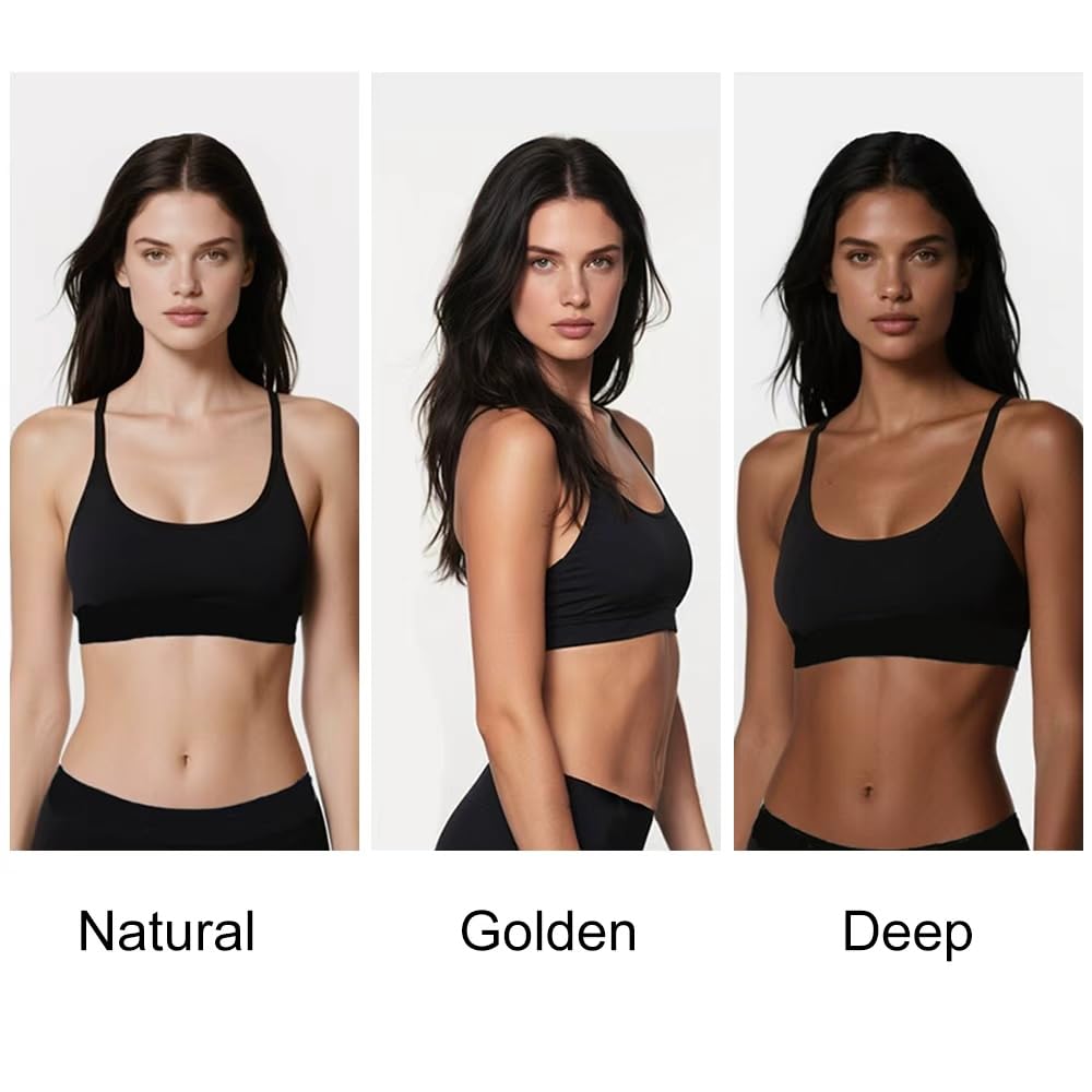 Texture drop of Crazytan oil on skin showing fast-absorbing lightweight finish