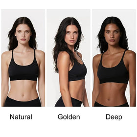 Texture drop of Crazytan oil on skin showing fast-absorbing lightweight finish