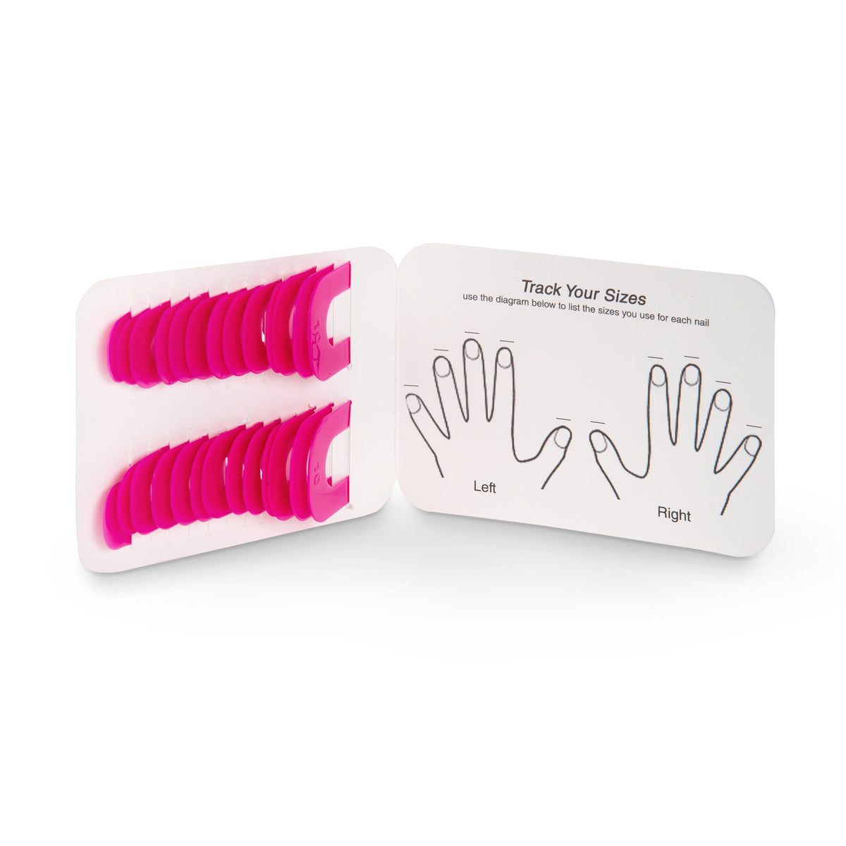 CreaClip fingers in use with guard applied to steady polish strokes