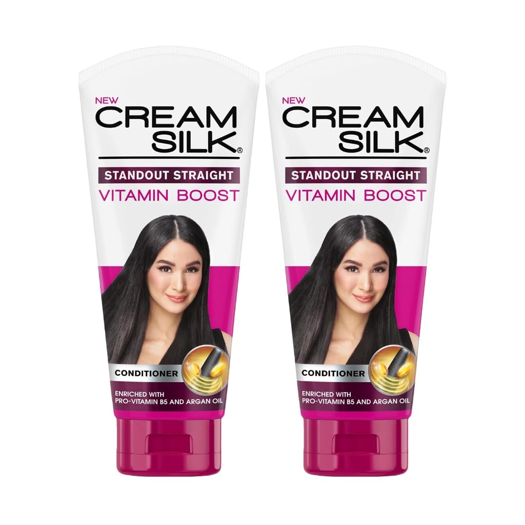 Cream Silk front packaging showing product and benefit of smoother hair