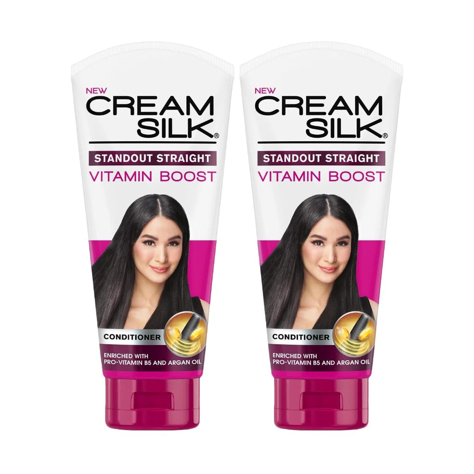Cream Silk front packaging showing product and benefit of smoother hair