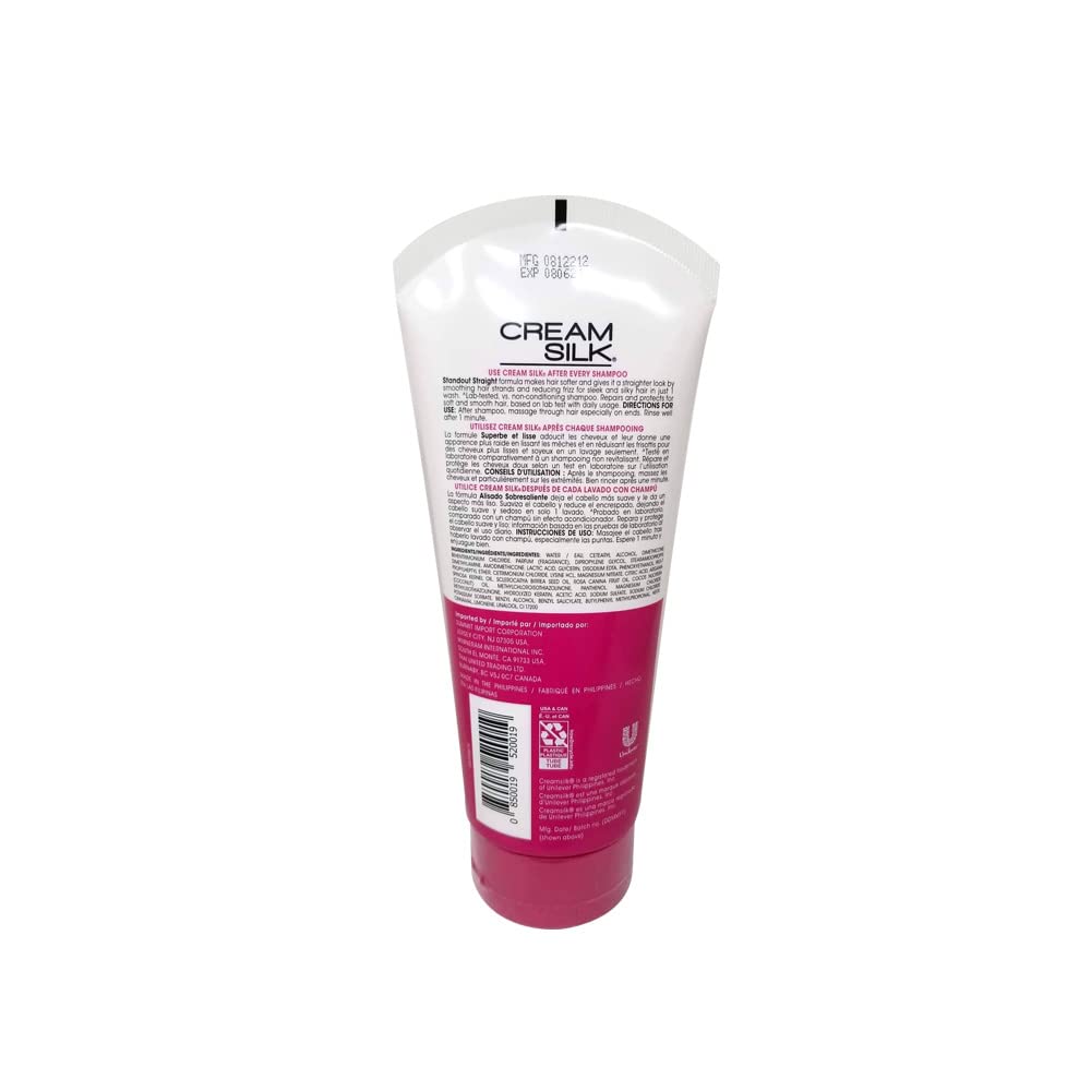 Cream Silk conditioner pour texture demonstrating easy application benefit