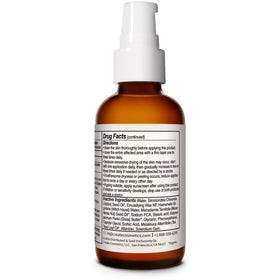 Create Cosmetics BPT10 pump dispensing a measured amount for controlled acne treatment