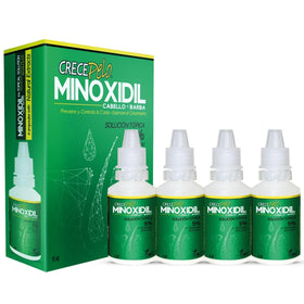 Crece Pelo front label showing product name and strength for clear identification and trust