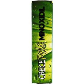 Crece Pelo bottle on bathroom counter in lifestyle setting showing daily-routine convenience