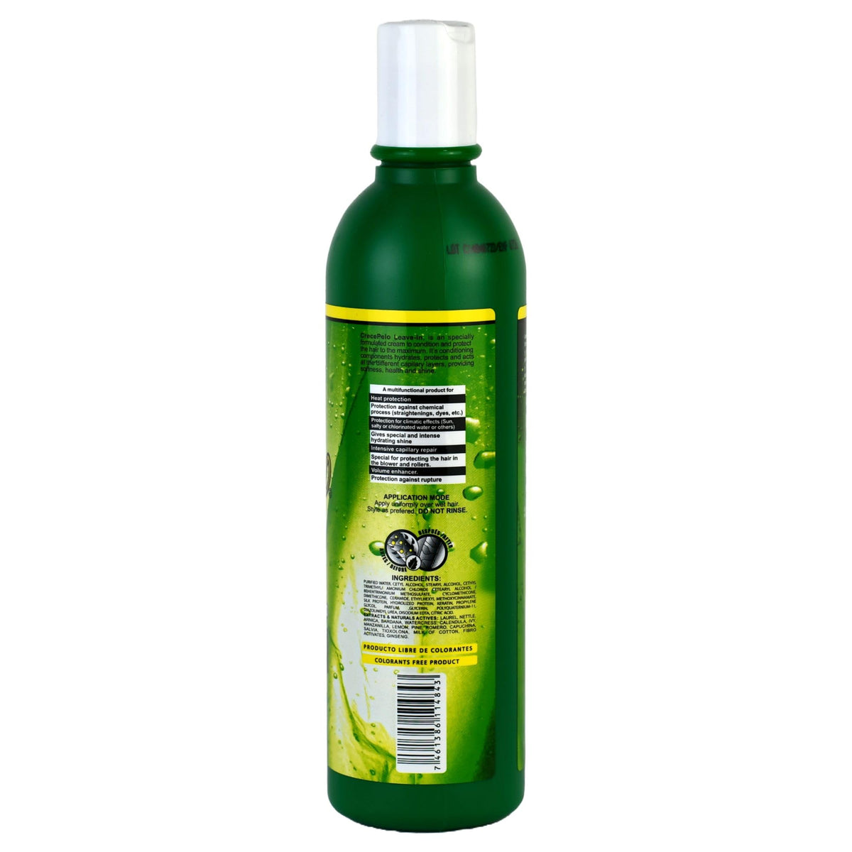 CrecePelo in use styling on curly hair for defined, protected shine