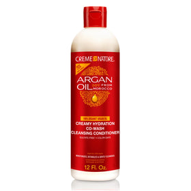 Creme of Nature front bottle showing label and size for clear identification and benefit
