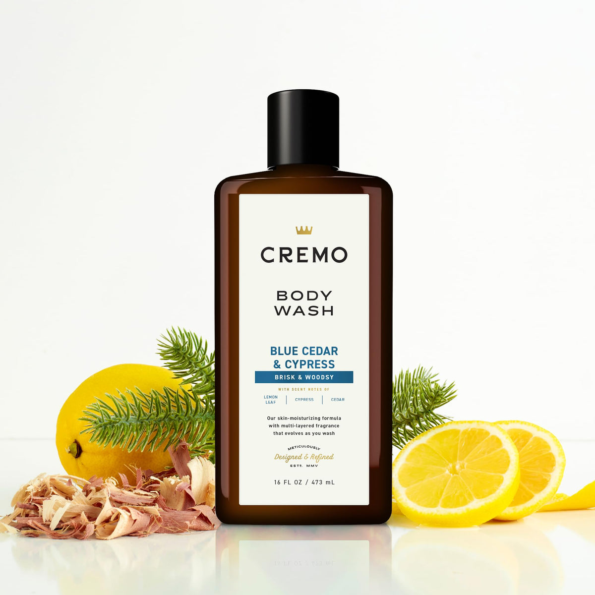 Cremo pump close-up highlighting dispensing ease and premium finish