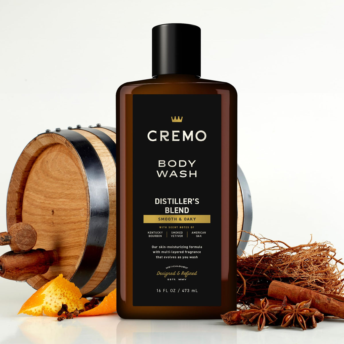 Cremo pump producing creamy lather for nourishing cleanse benefit