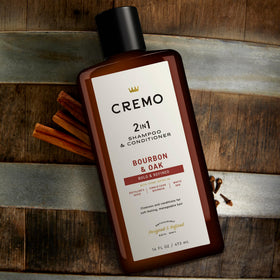 Cremo shampoo lather close-up showing rich cleansing foam
