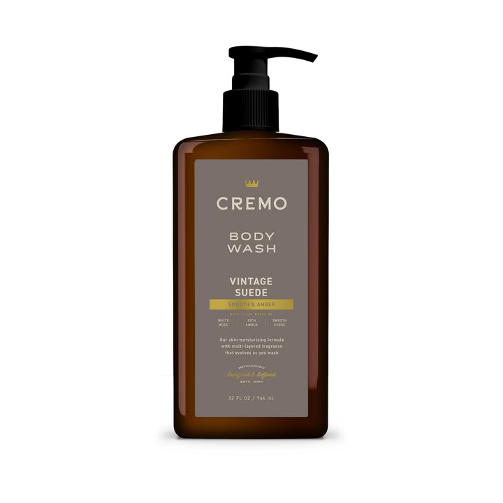 Cremo front bottle showing label and 32 oz size with elegant scent appeal