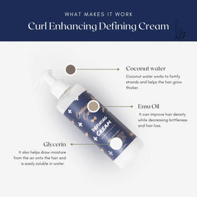 Cristina's Curls cream texture closeup demonstrating easy slip and moisture