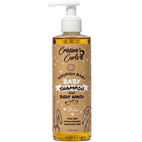 Cristina's Curls front packaging showing gentle low-foam formula