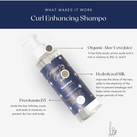 Cristina's Curls conditioner close-up texture demonstrating rich slip for detangling
