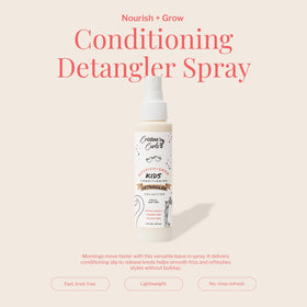 Cristina's Curls spray nozzle closeup demonstrating even mist for easy, no-pull detangling