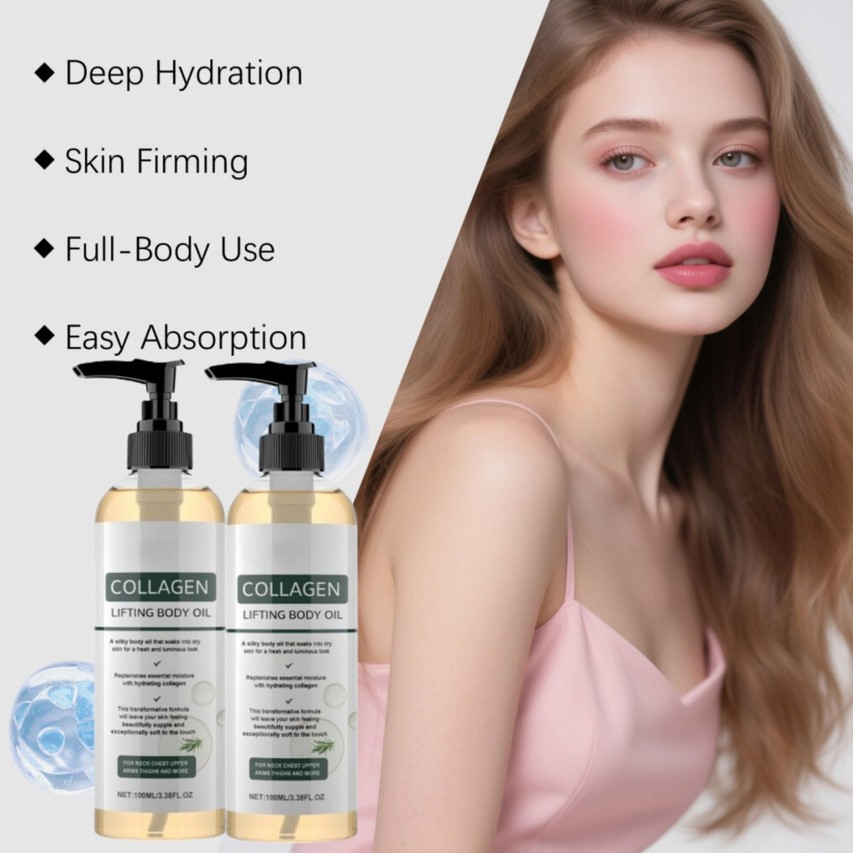 CRIVERY bottle held in hand showing size and easy everyday use benefit