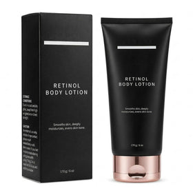 CRIVERY front packaging of retinol body lotion showing product and benefits
