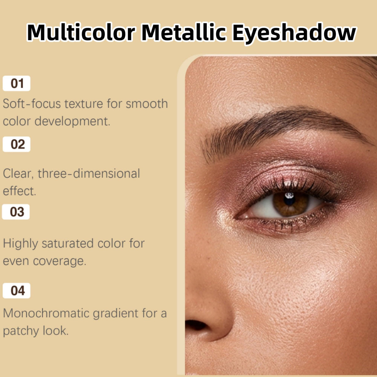 CRIVERY size comparison in hand illustrating compact, portable eyeshadow duo