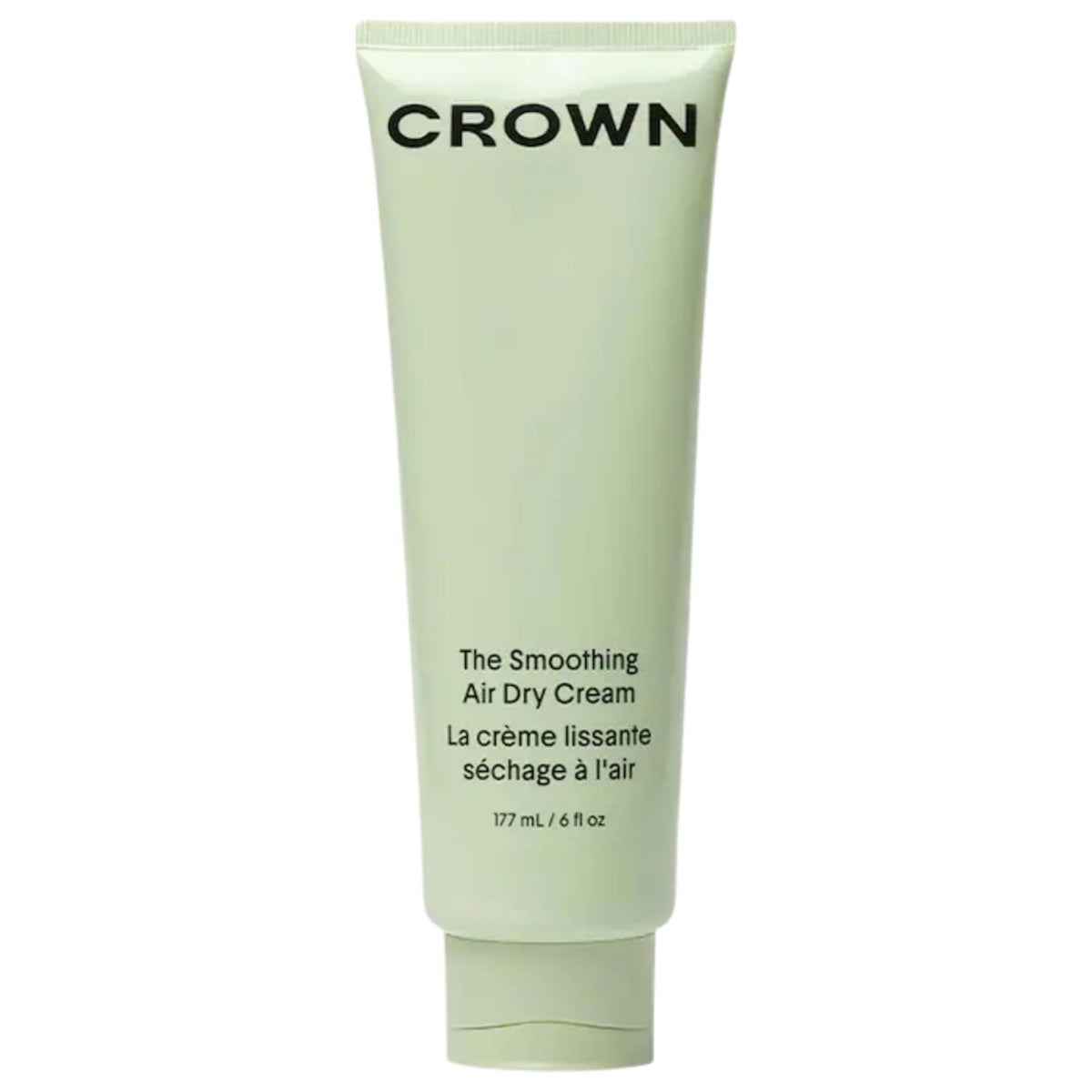 CROWN AFFAIR jar front view showing label and benefit of frizz reduction