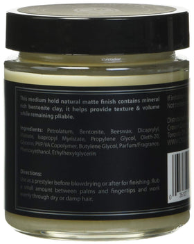 Crown Shaving Hippie Killer applied in hand demonstrating easy styling benefit