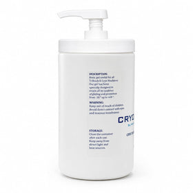 Cryo Remedy label detail highlighting hyaluronic acid skin hydration benefit