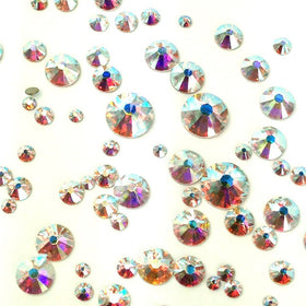 Crystal-Wholesale Swarovski nail art application displaying glued stones benefit: precise decorative finish