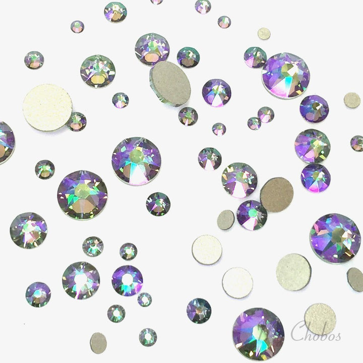 Crystal-Wholesale Swarovski front packaging showing 144-piece Paradise Shine mix and branding