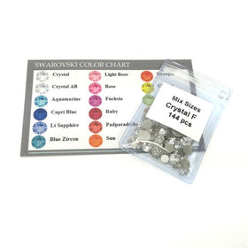 Crystal-Wholesale Swarovski applied on nail art displaying precise placement and shine
