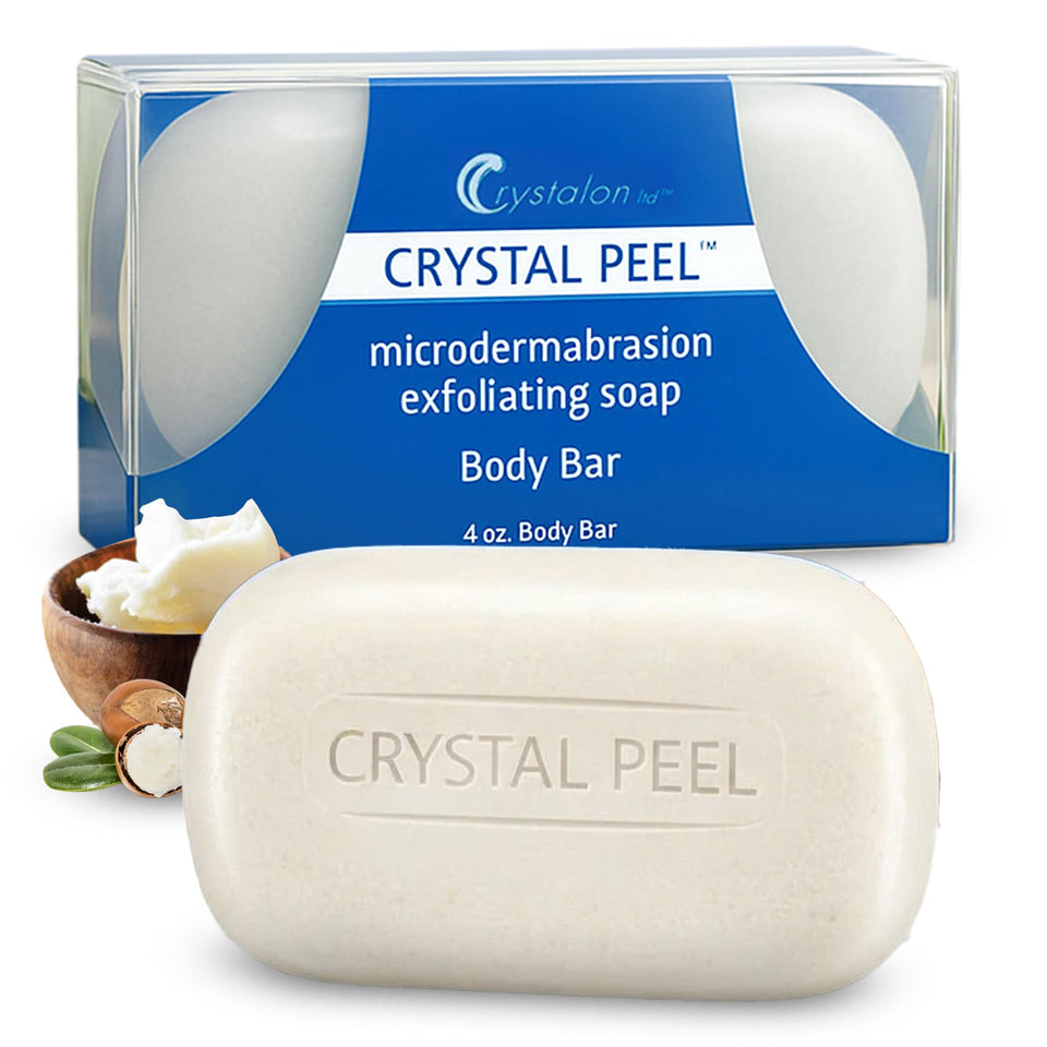 Crystalon Crystal Peel front packaging showing lemongrass scent and benefits