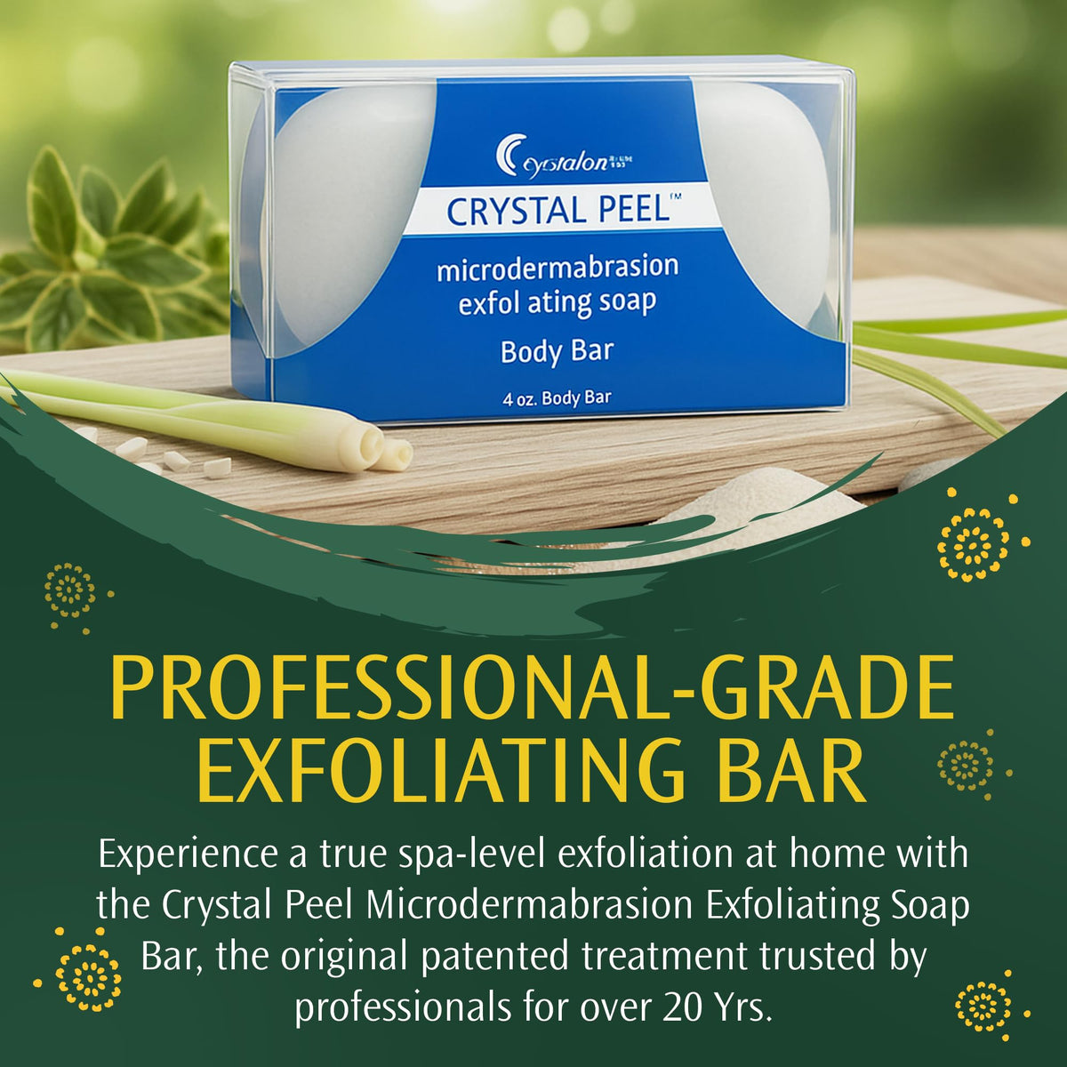 Crystalon Crystal Peel saddle shape held in hand for comfortable control