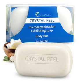 Crystalon Crystal Peel front packaging showing bar and lemongrass scent benefit