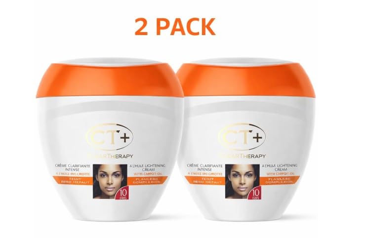 CT+ Clear Therapy cream texture close-up demonstrating smooth absorption and moisturizing finish
