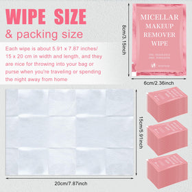 Ctosree single wipe opened from its seal for quick one-use convenience